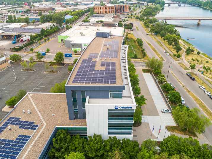 Solar panels in Minneapolis